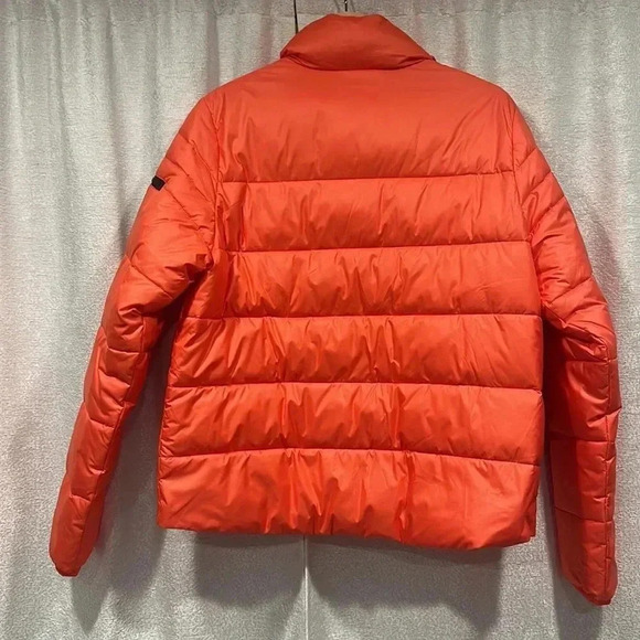 Outerknown Active Puffer Jacket Orange - Picture 2 of 4